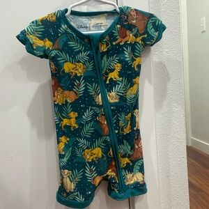 Little Sleepies Lion King print shortie 6-12 months